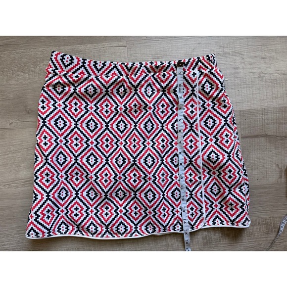 J McLaughlin Palisades Wrap Skort Skirt Size small Catalina Cloth Pockets Aztec - Picture 1 of 10